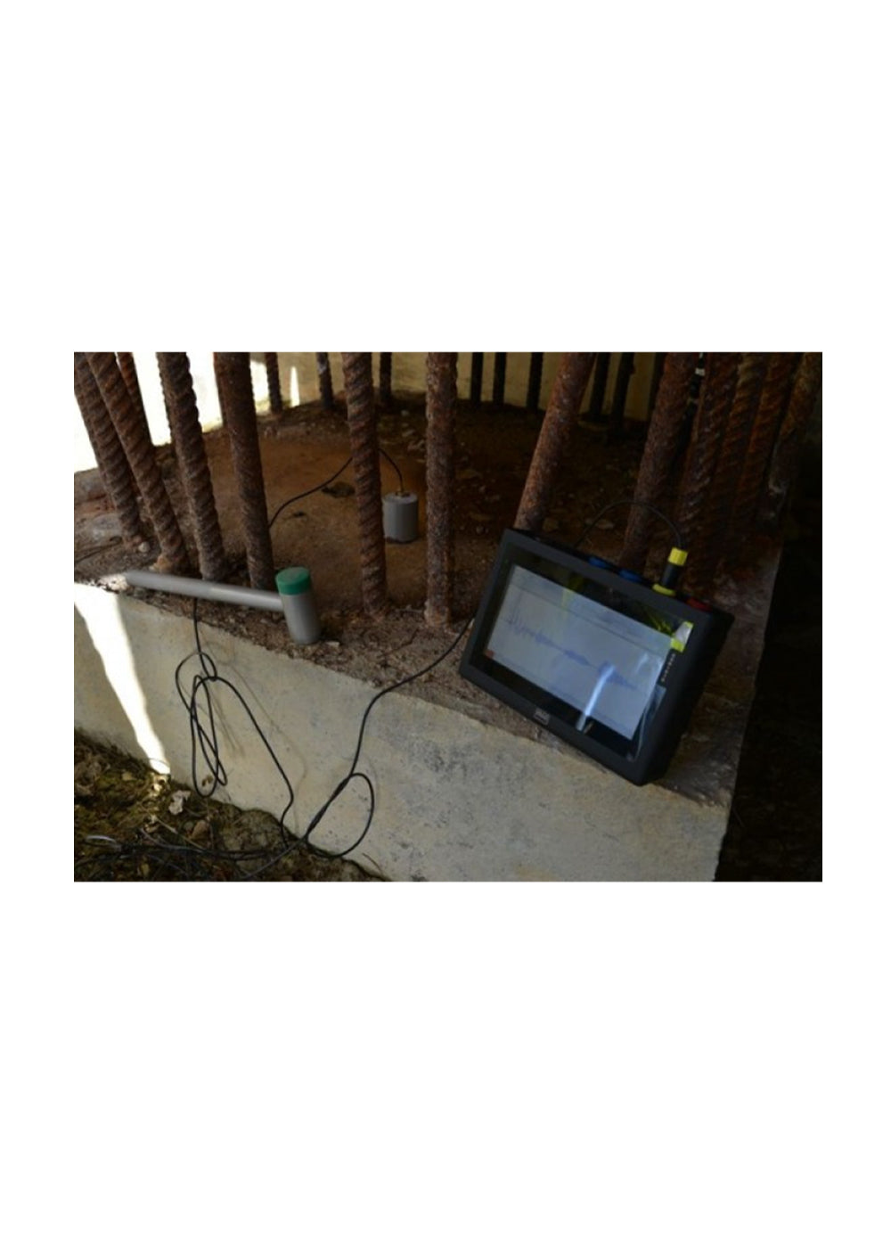 ASI Instrument for Ultrasonic Pulse velocity and sonictests with instrumented hammer