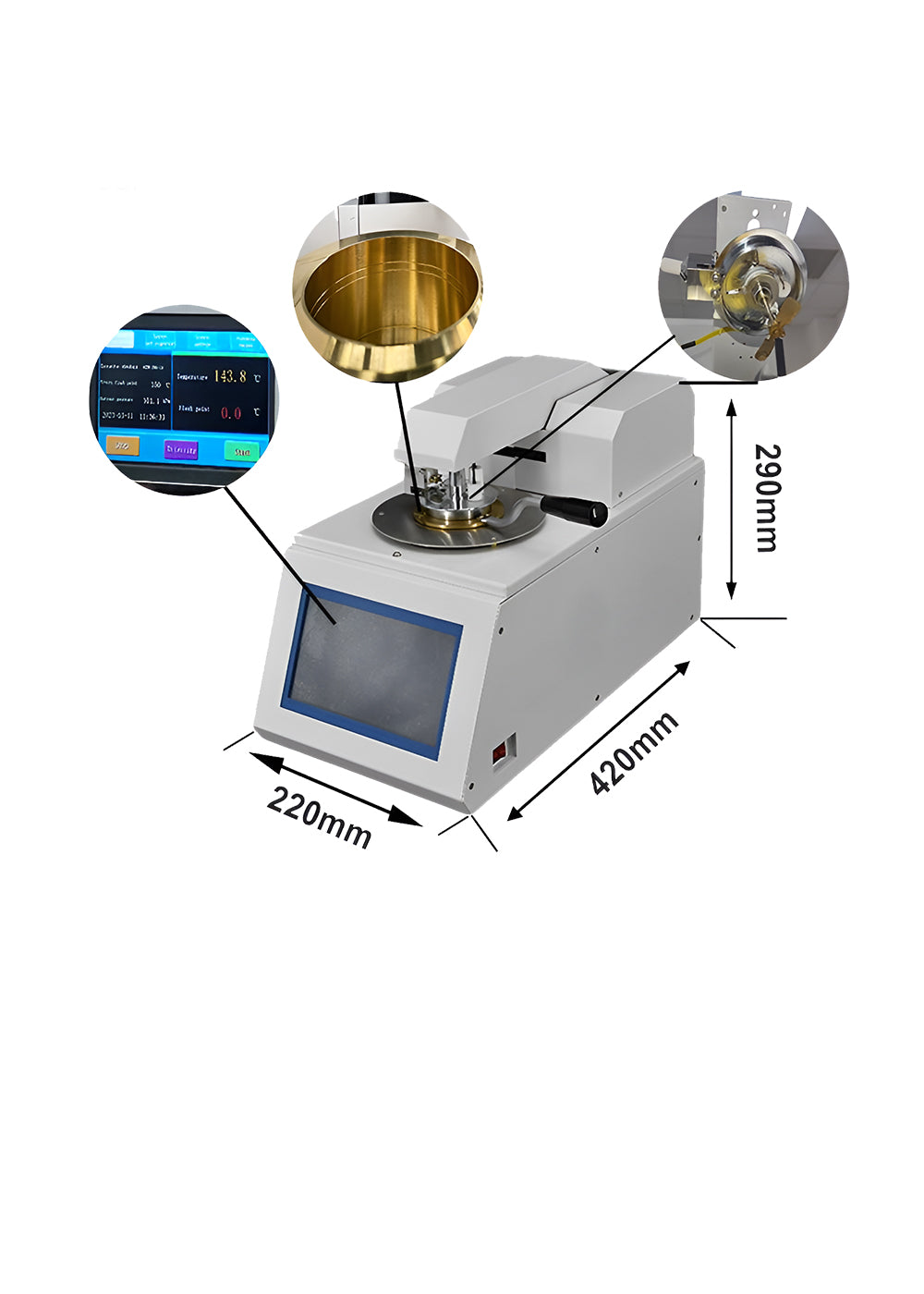 ASI Automatic Closed Cup Transformer Oil Flash Point Tester ASI-FPA-110