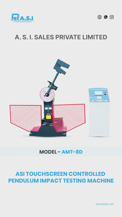 ASI Pendulum Impact Testing Machine (All Ranges), AMT-8D