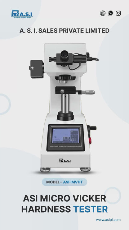 ASI Micro Vicker Hardness Tester - ASI-MVHT