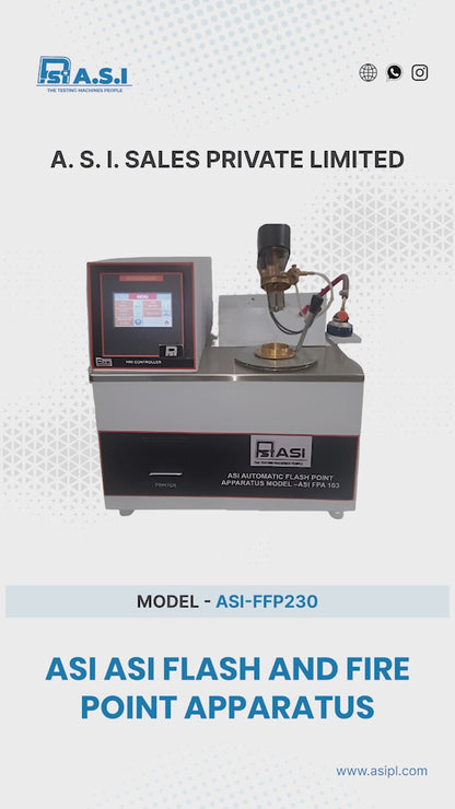 ASI Flash and Fire Point Apparatus, ASI-FFP230