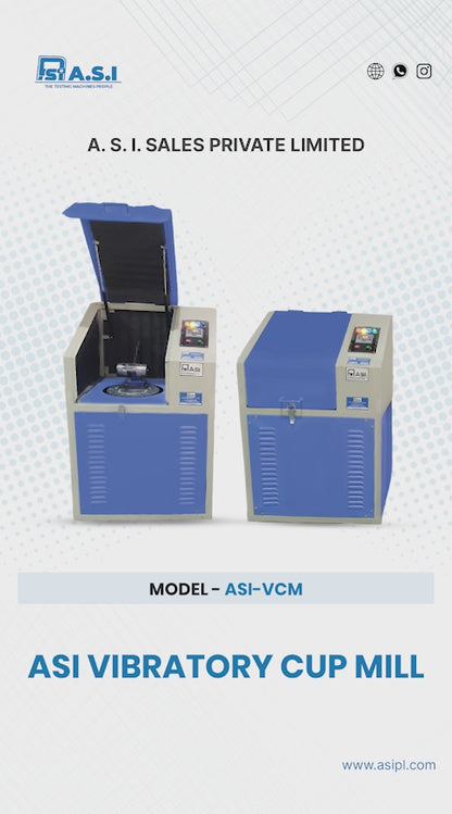 ASI Vibratory Cup Mill, ASI-VCM