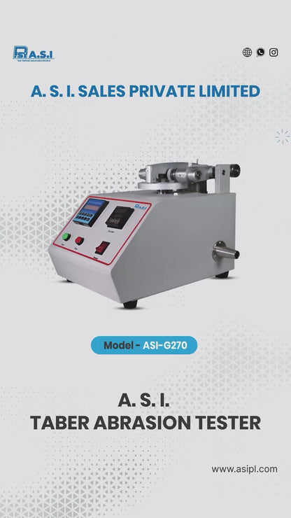 ASI Taber Abrasion Tester, ASI-G270